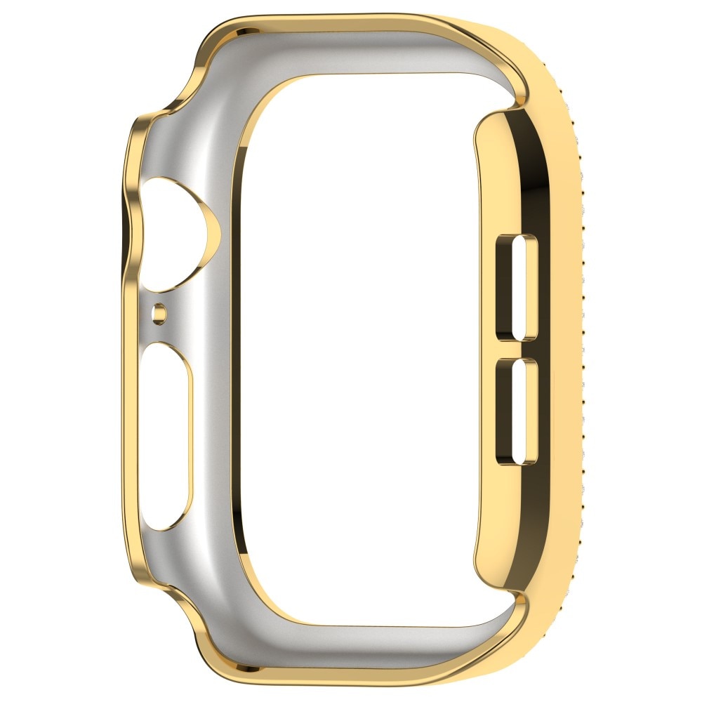 Apple Watch Series 10 42mm Rhinestone deksel gull