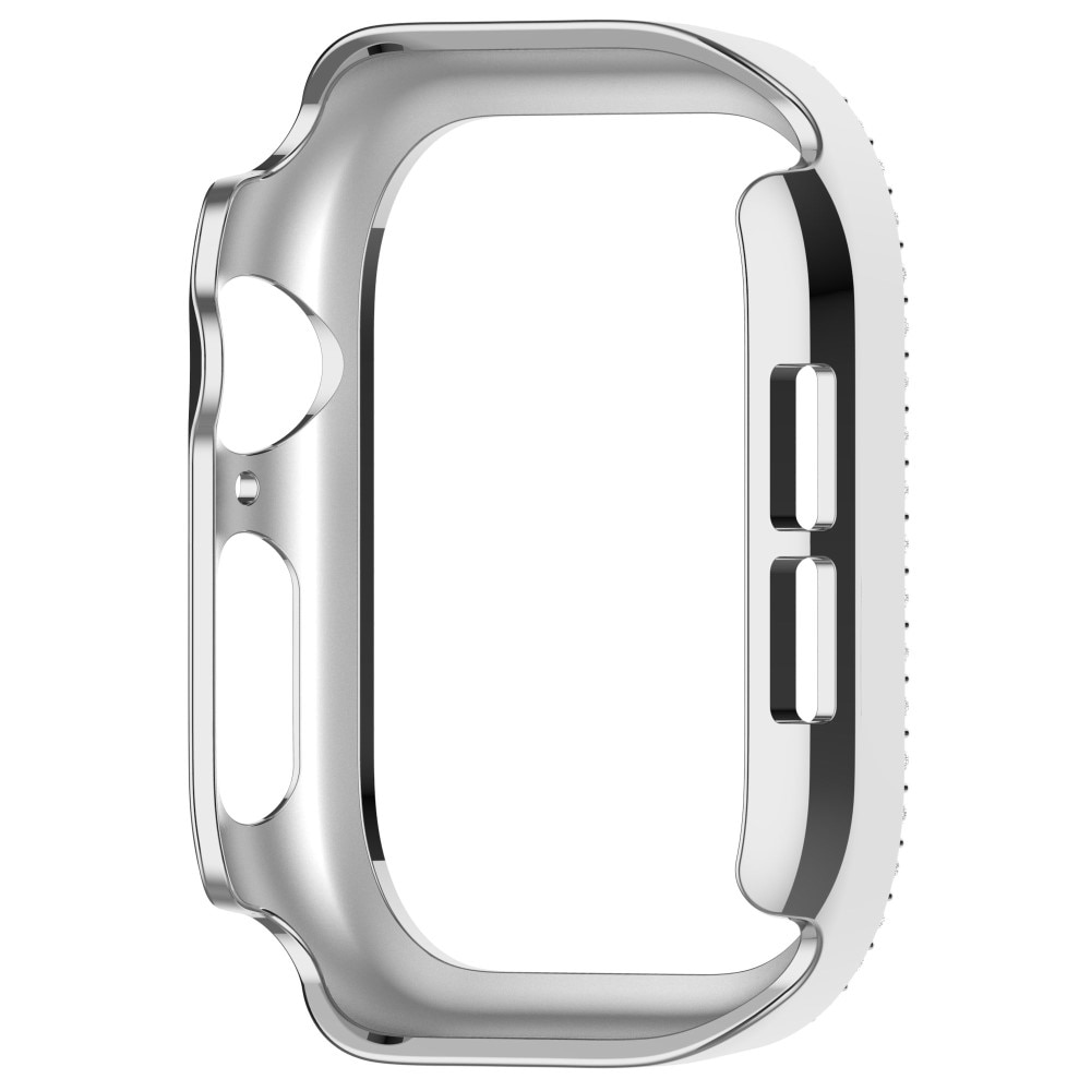 Apple Watch Series 10 42mm Rhinestone deksel sølv