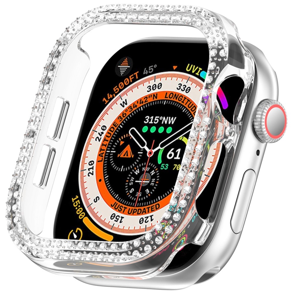 Apple Watch Series 10 42mm Rhinestone deksel gjennomsiktig