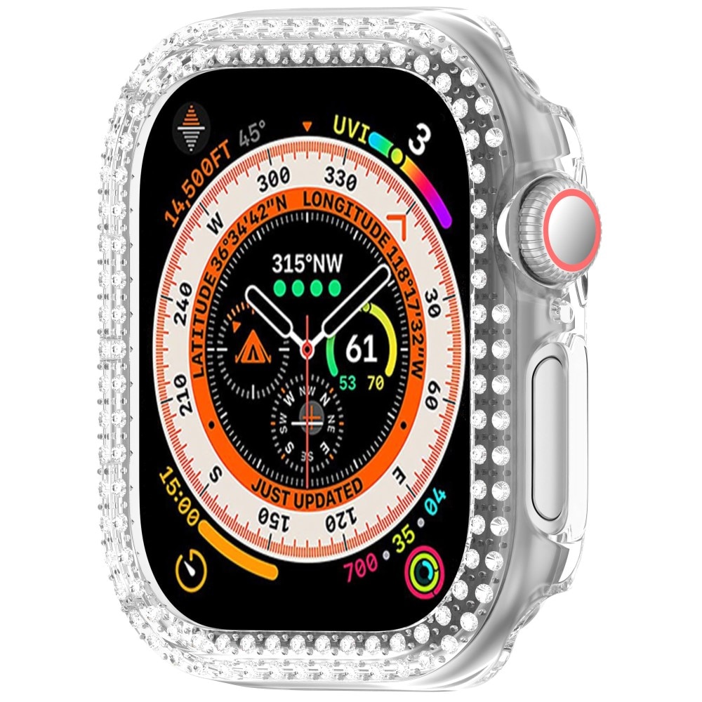 Apple Watch Series 10 42mm Rhinestone deksel gjennomsiktig