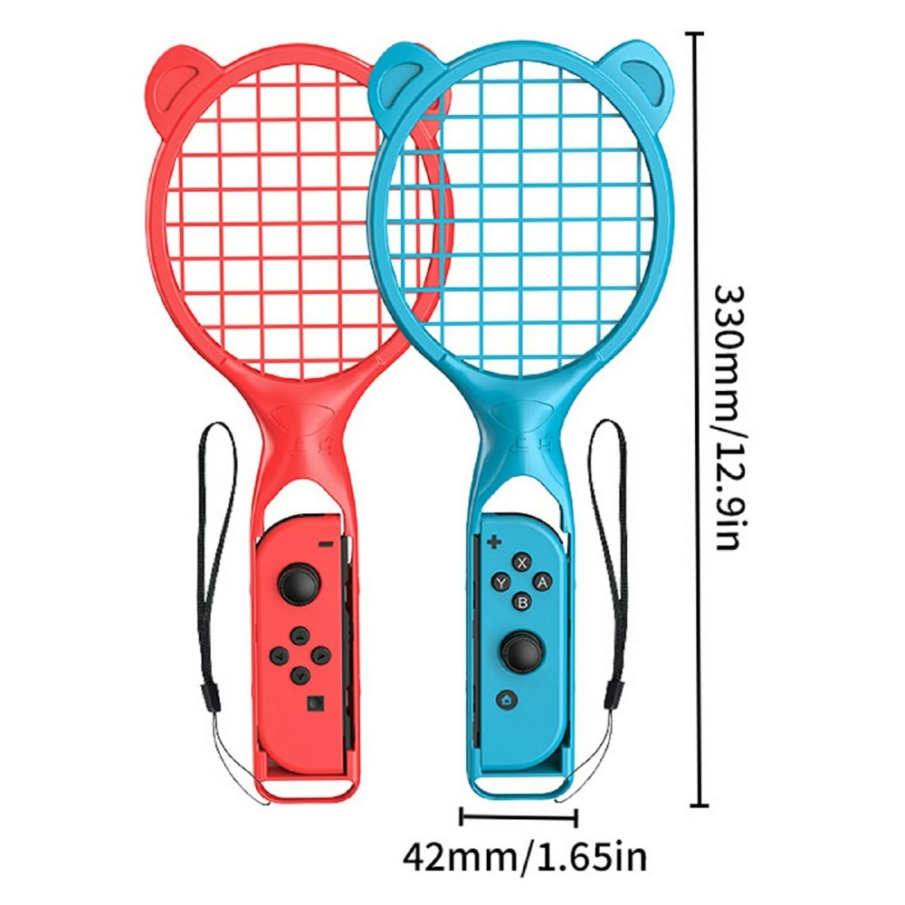 Joy-Con Racket for Nintendo Switch blå/rød