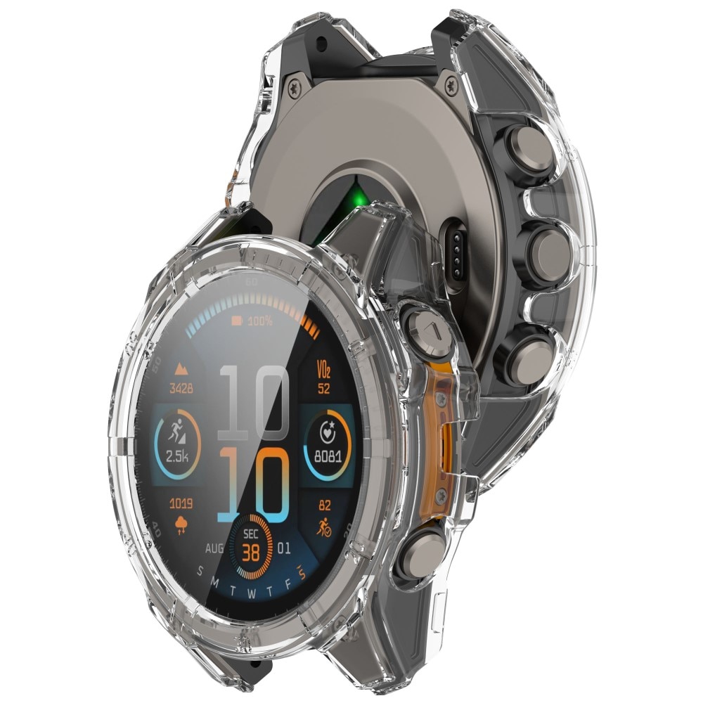 Full Cover Case Garmin Fenix 8 47mm gjennomsiktig