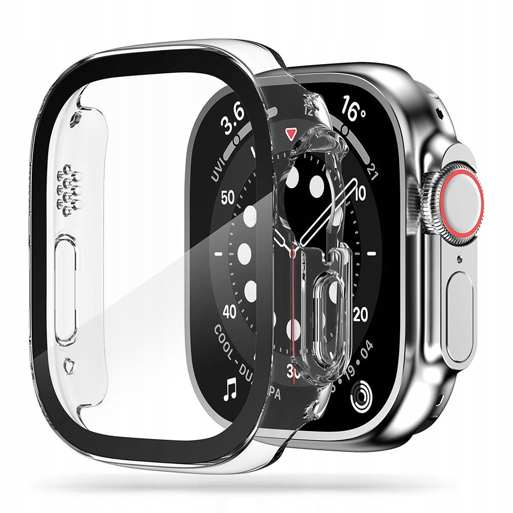 Full Cover Case Apple Watch Ultra 49mm 3rd Gen gjennomsiktig