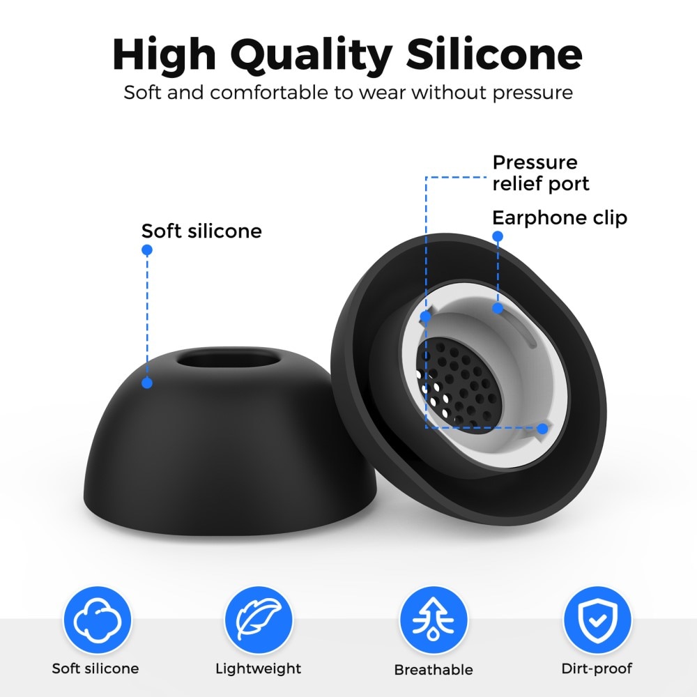 Ear Tips (3-pack) Samsung Galaxy Buds 3 Pro svart