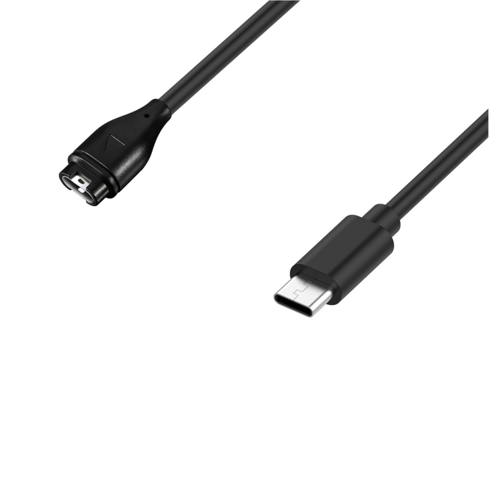 Garmin Forerunner 255 ladekabel USB-C 1m Svart