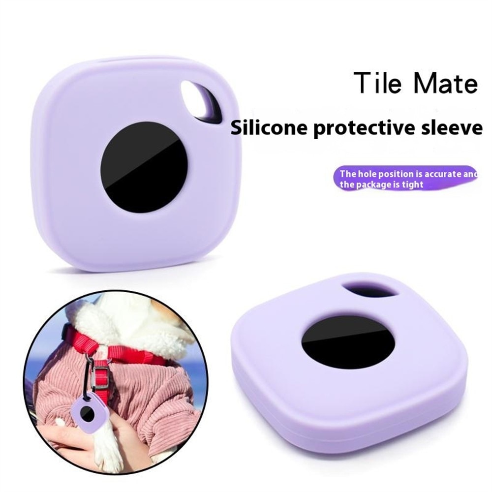 Tile Mate (2024) Silicone Keychain Case svart