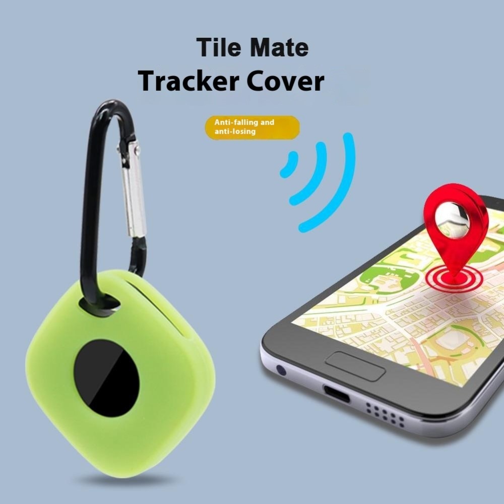 Tile Mate (2024) Silicone Keychain Case svart