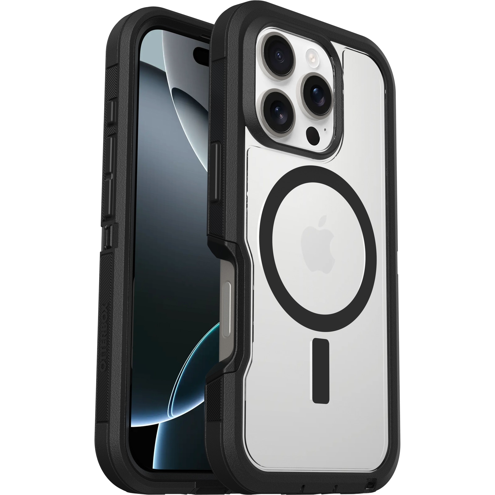 Defender XT Deksel iPhone 16 Pro Clear/Black