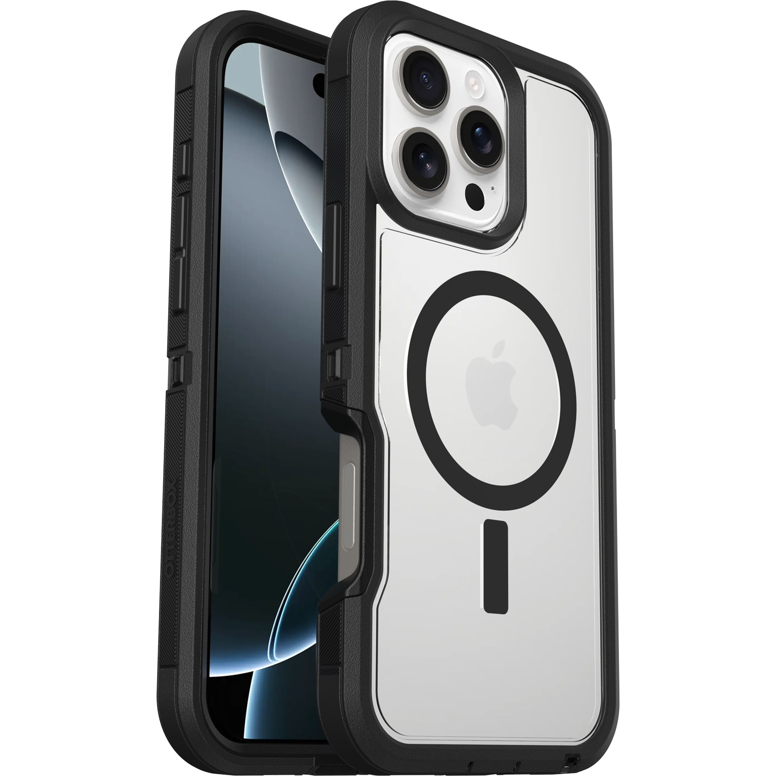 Defender XT Deksel iPhone 16 Pro Max Clear/Black