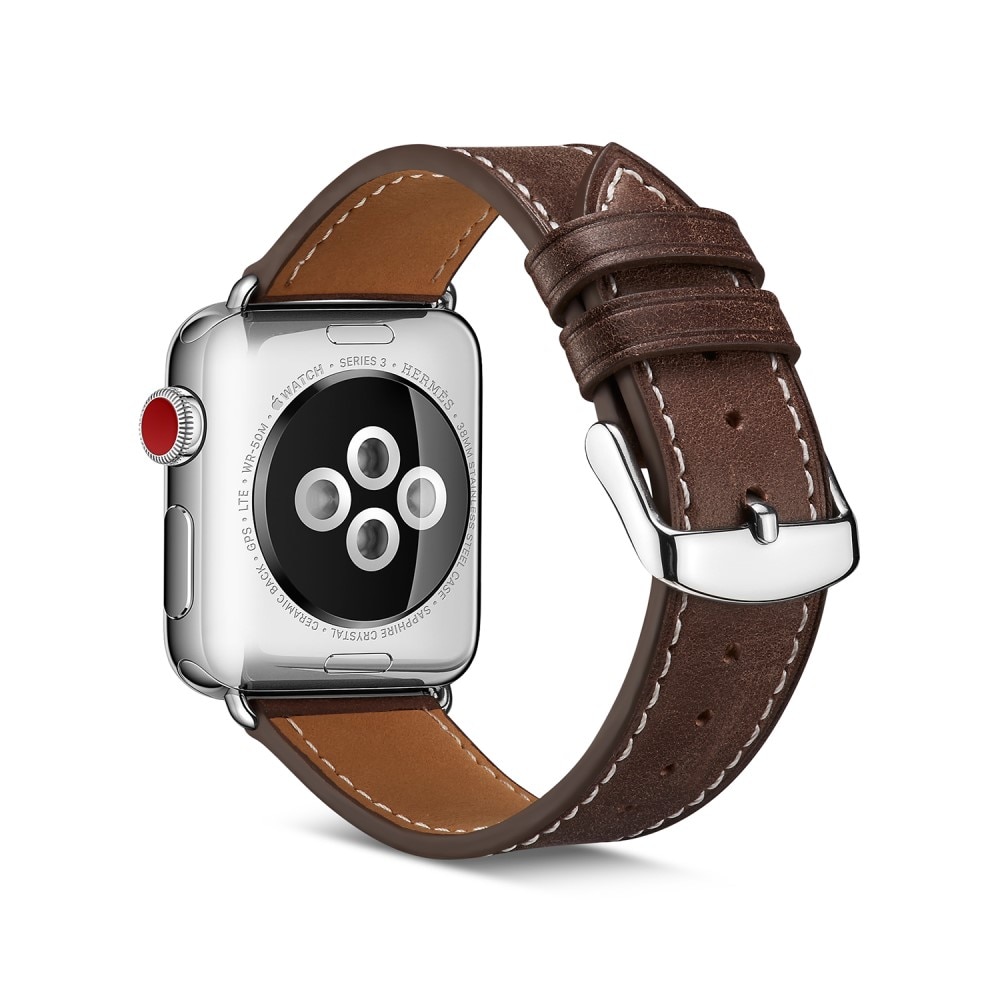 Apple Watch 45mm Series 8 Reim Lær brun