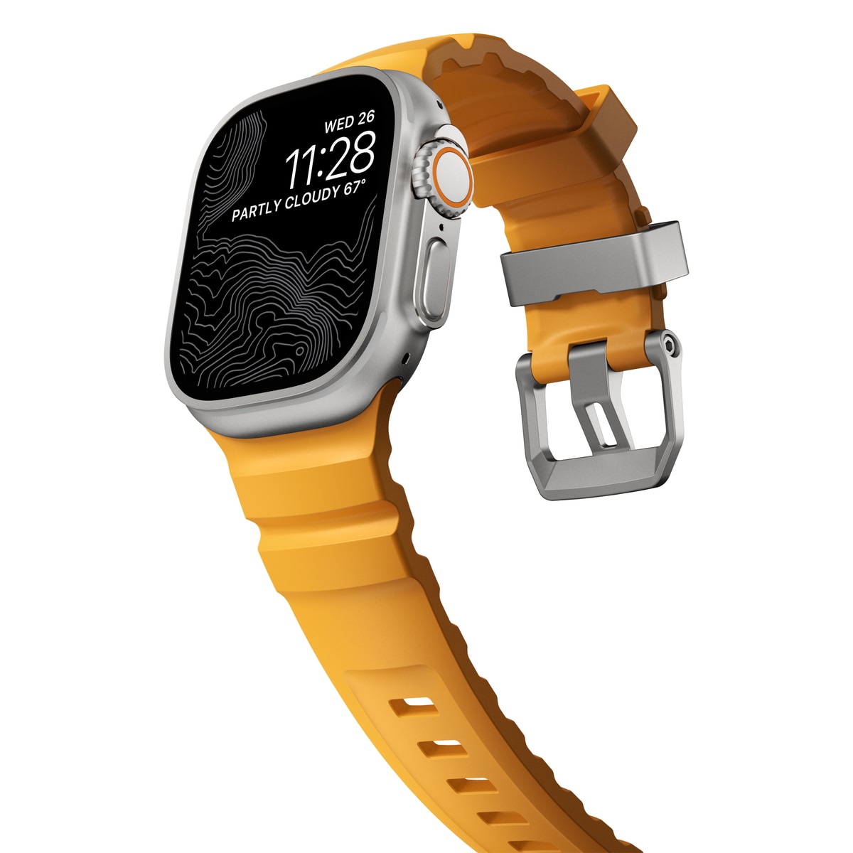 Apple Watch SE 44mm Rocky Point Band Sol (Natural Hardware)