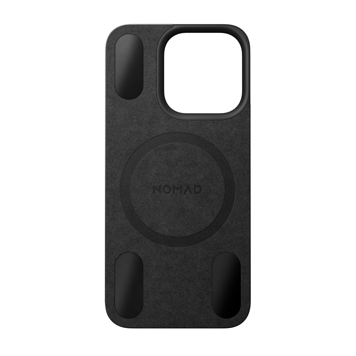 iPhone 15 Pro Magnetic Leather Back Black