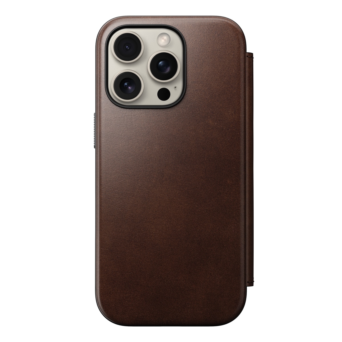 iPhone 16 Pro Modern Horween Leather Folio MagSafe Rustic Brown