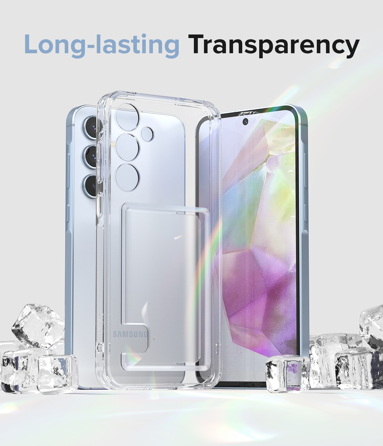 Fusion Card Case Samsung Galaxy A35 Clear