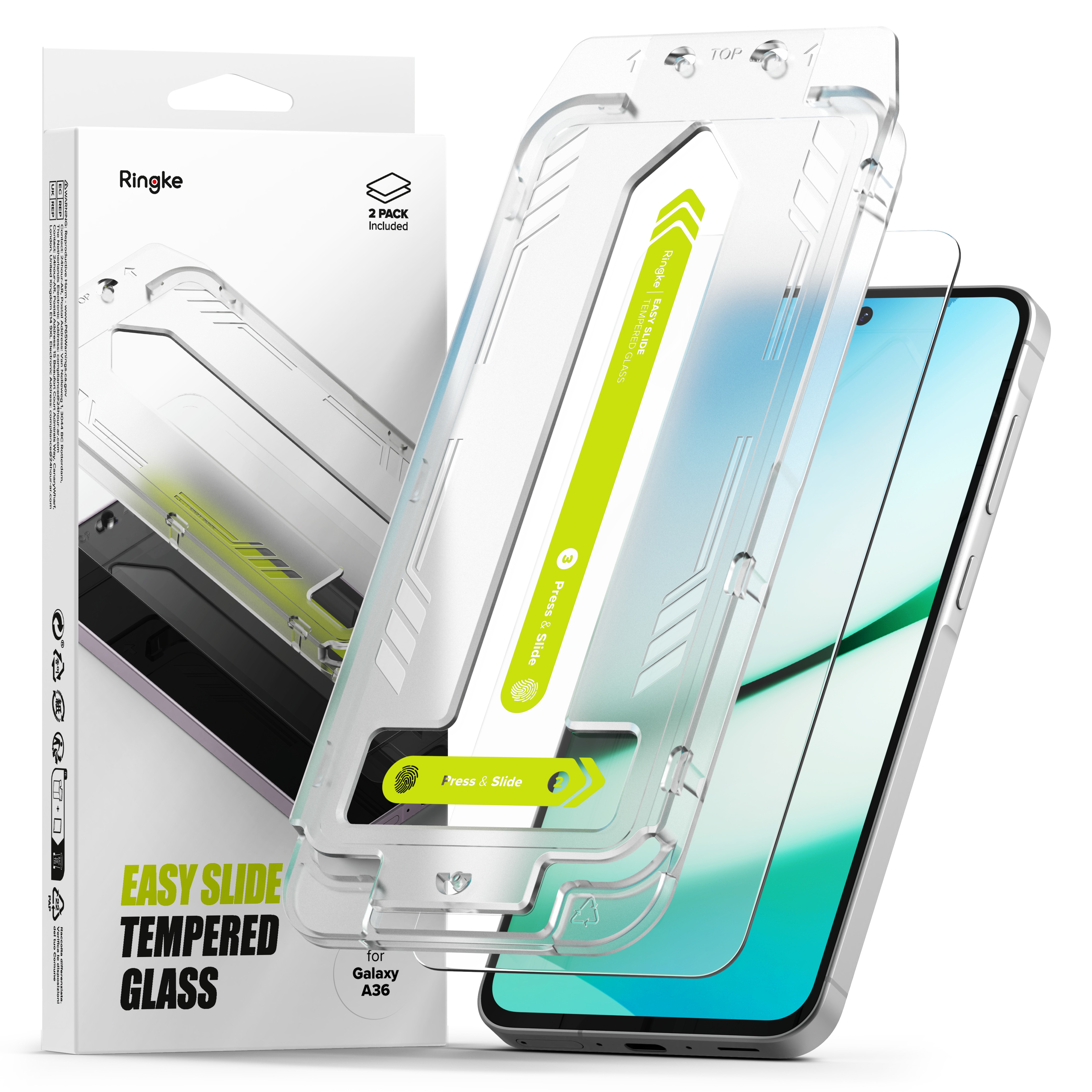 Easy Slide Glass (2-pack) Samsung Galaxy A36