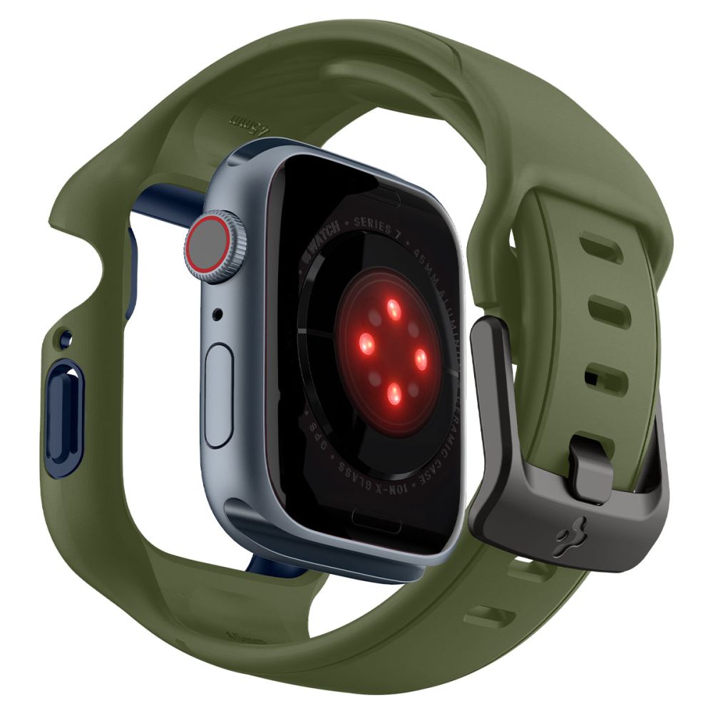 Liquid Air Pro Case Apple Watch 45mm Series 9 Moss Green