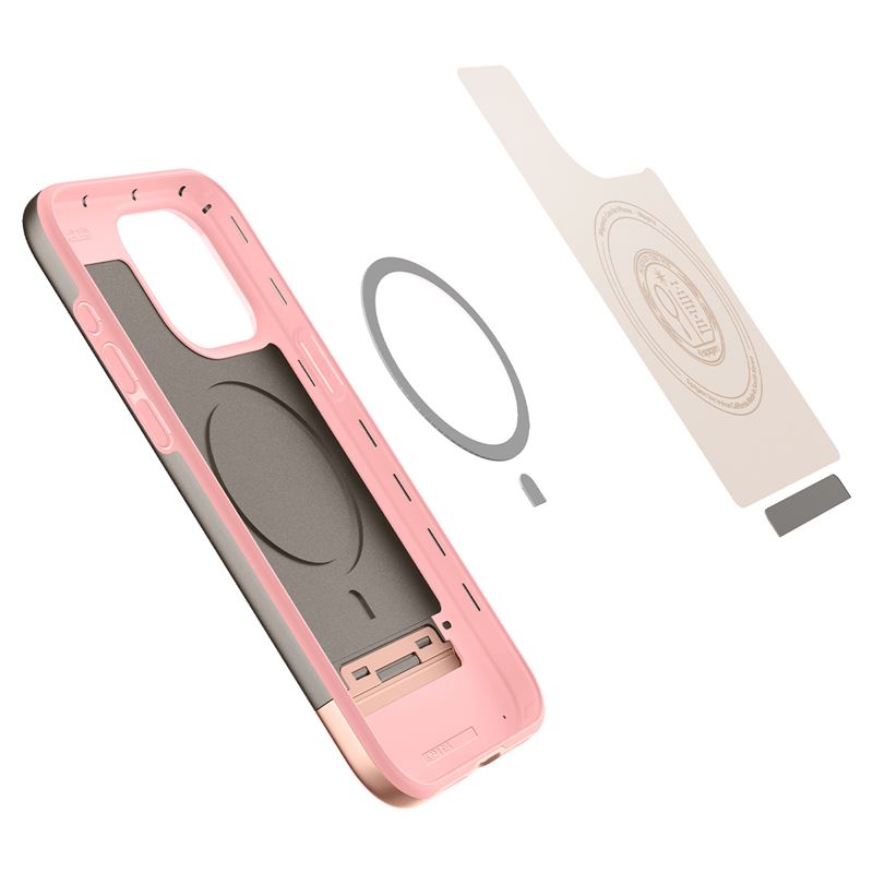 iPhone 15 Pro Max Deksel Style Armor MagSafe Rose Gold