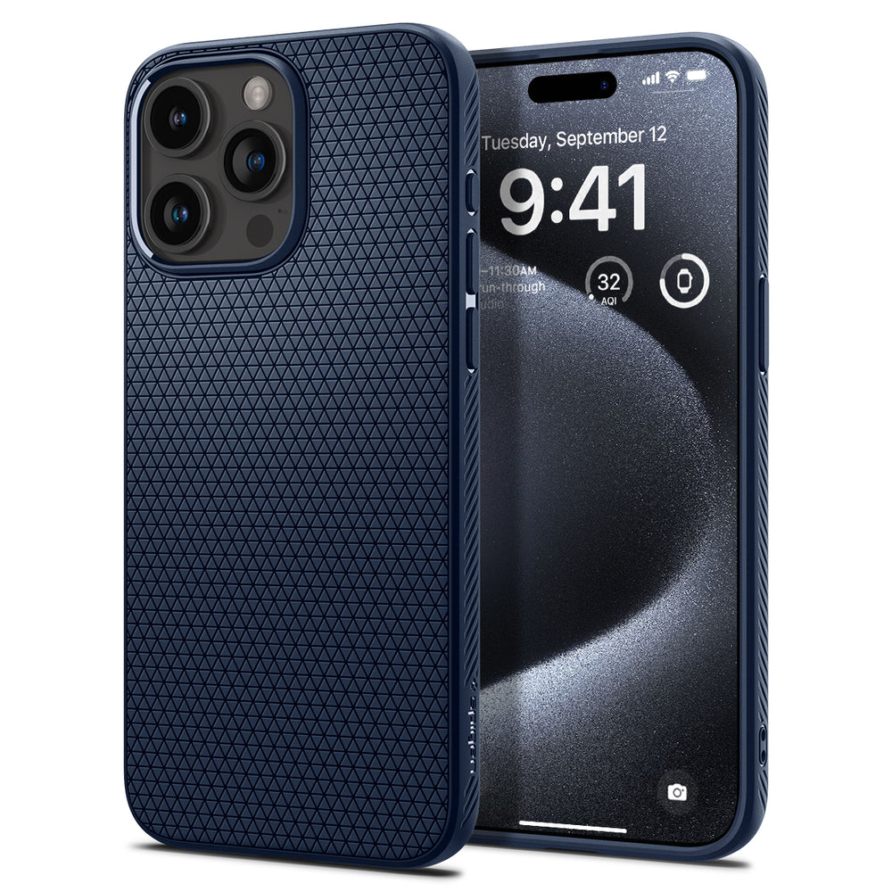 iPhone 16 Case Liquid Air Navy Blue