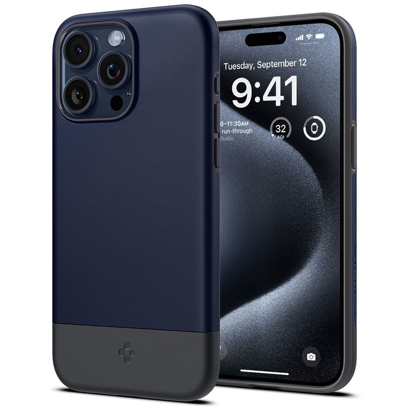 iPhone 15 Pro Deksel Style Armor MagSafe Midnight Indigo