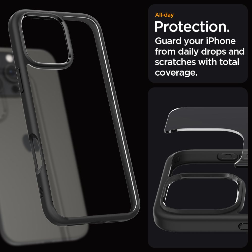 iPhone 16 Pro Max Case Ultra Hybrid Matte Black