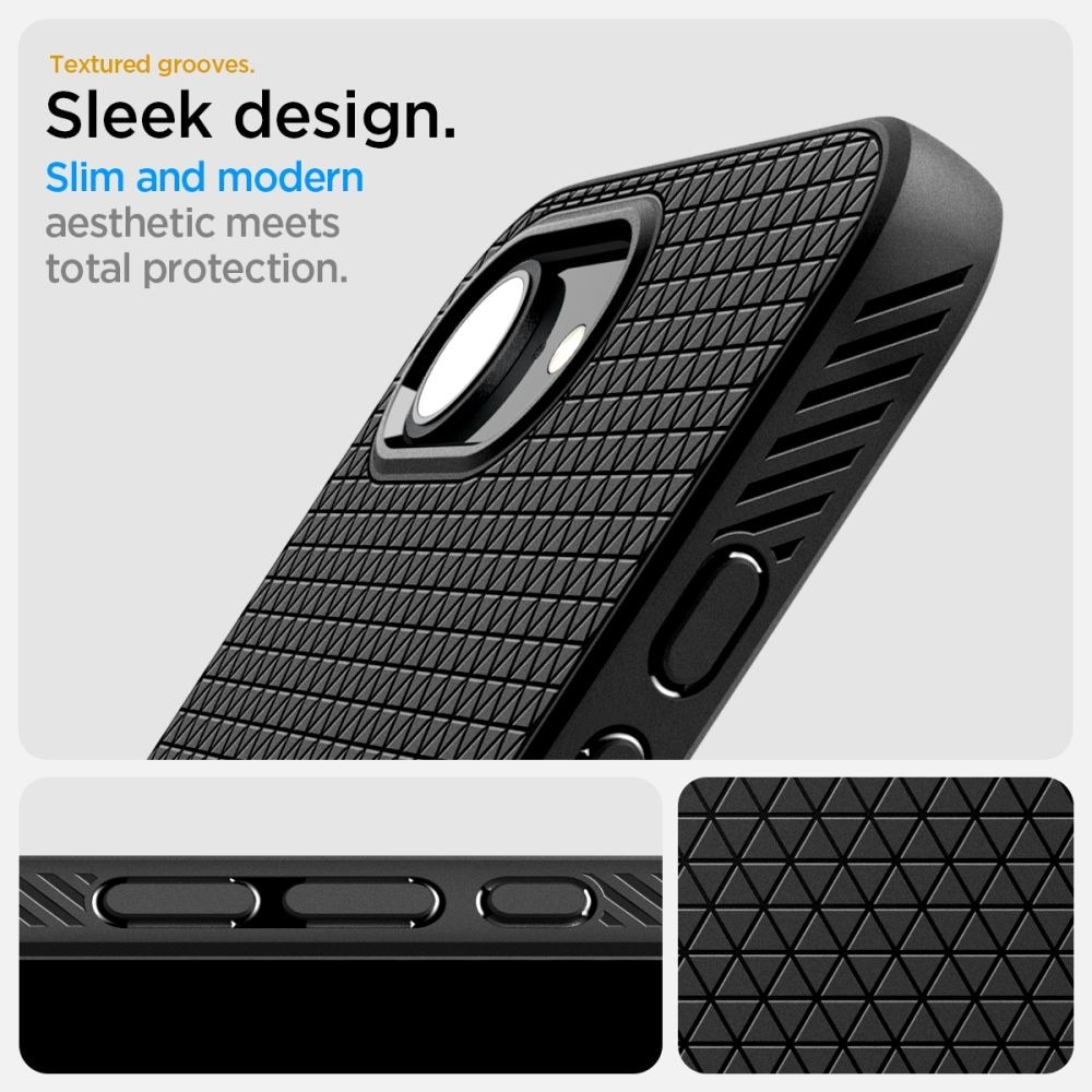 iPhone 16e Case Liquid Air Matte Black