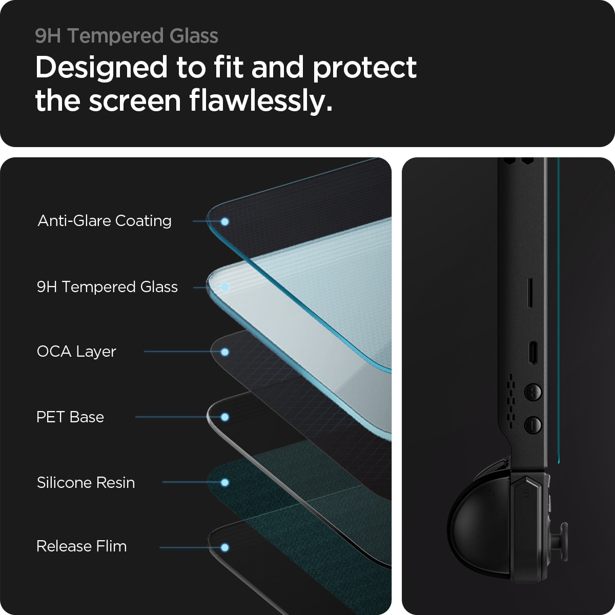 Lenovo Legion Go Screen Protector GLAS.tR EZ Fit