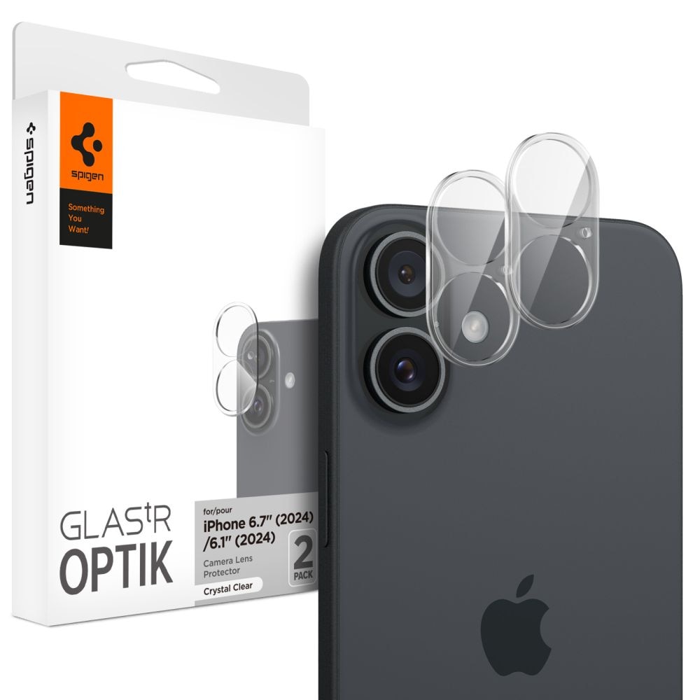 iPhone 16 Plus Optik Lens Protector (2-pack) Clear