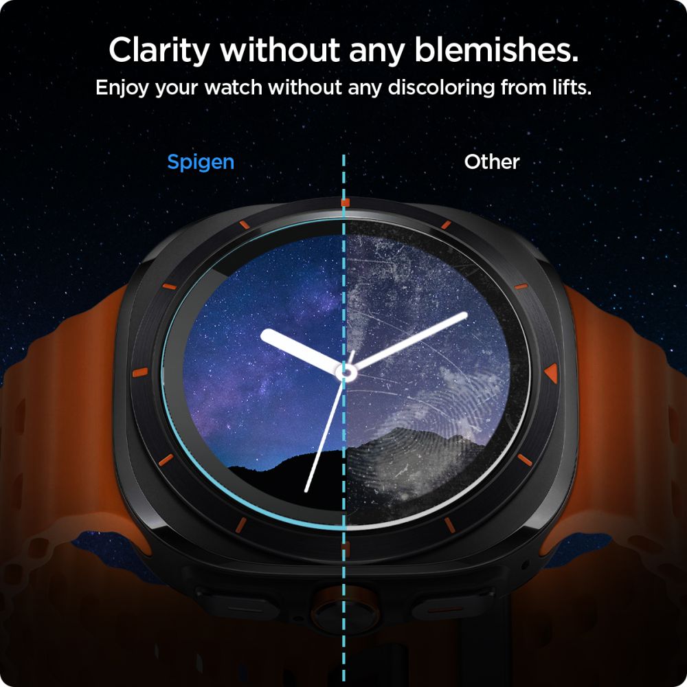 Samsung Galaxy Watch Ultra 47mm Screen Protector EZ Fit GLAS.tR (2-pack)