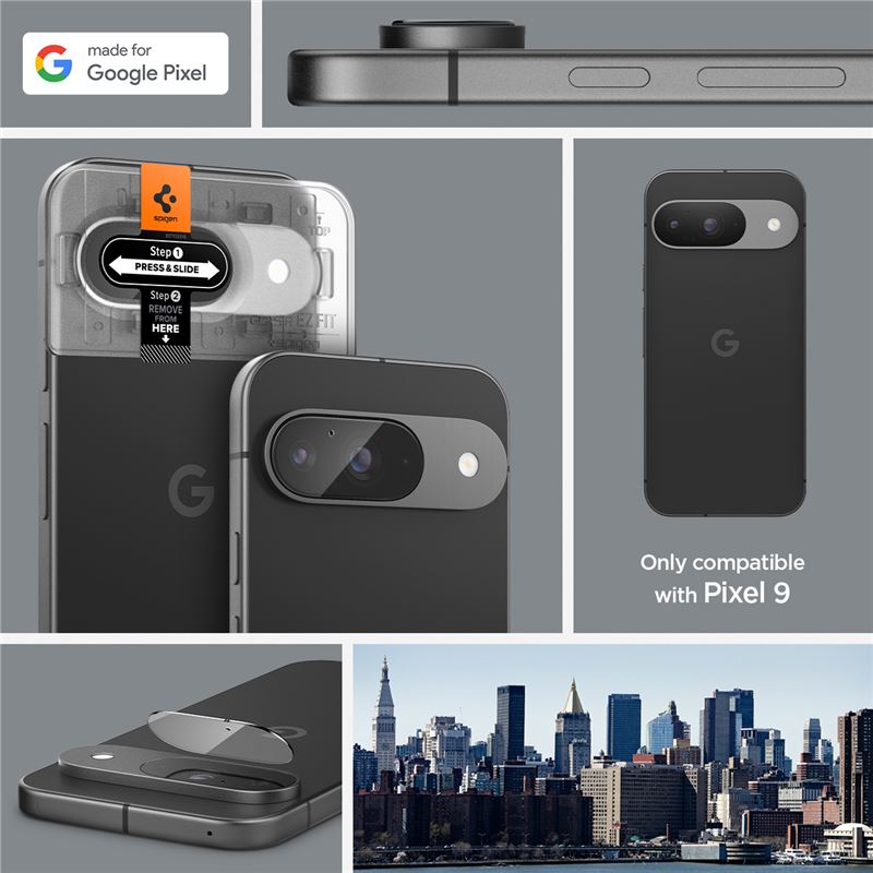 Google Pixel 9 EZ Fit Optik Lens Protector (2-pack)