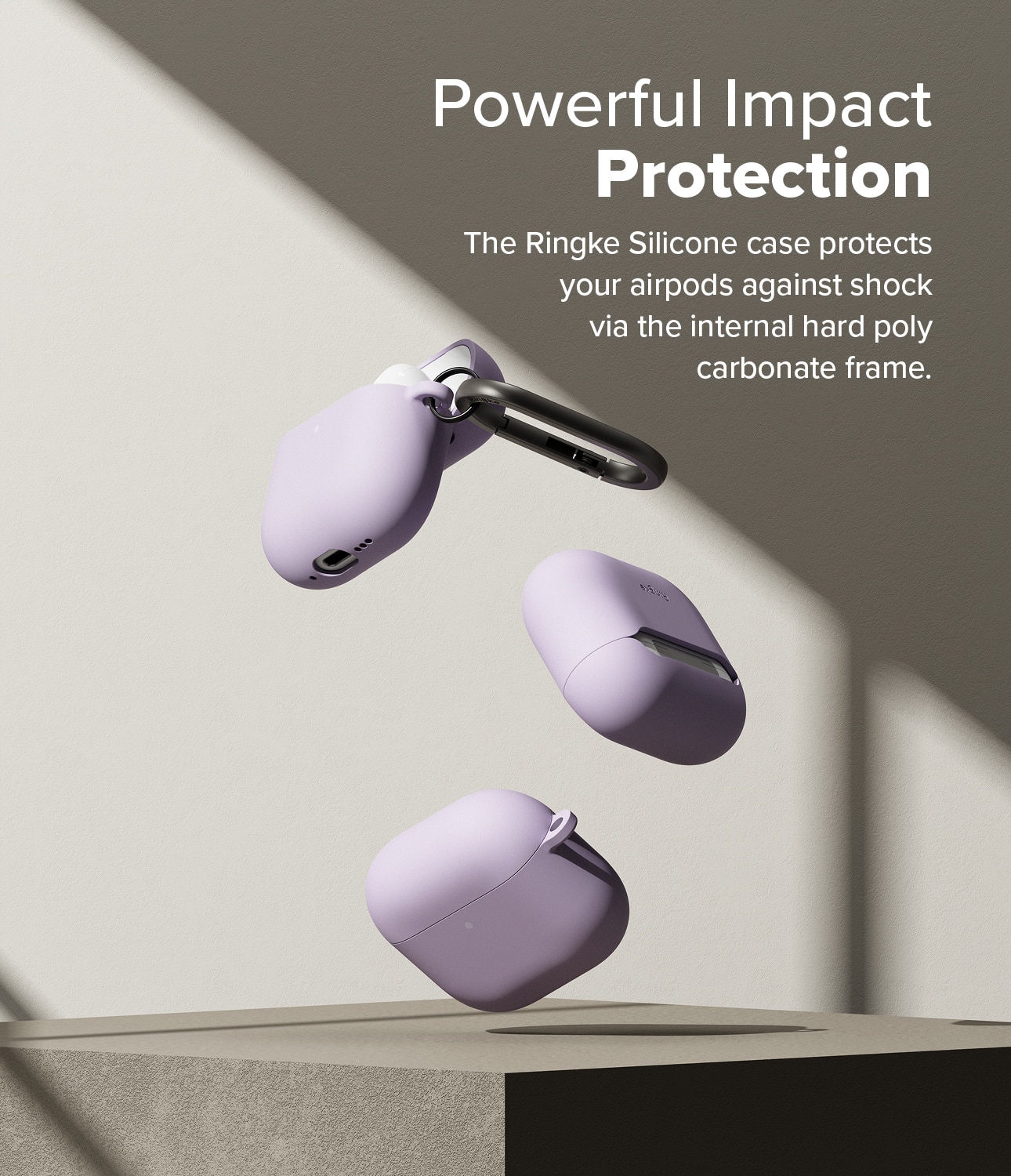 Silicone Deksel Apple AirPods 4 Light Purple