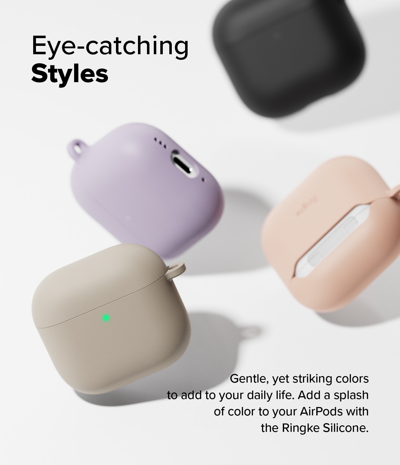 Silicone Deksel Apple AirPods 4 Pink Sand