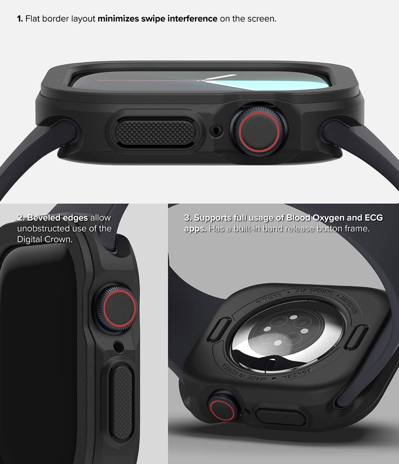 Air Sports Case Apple Watch Series 10 46mm Black