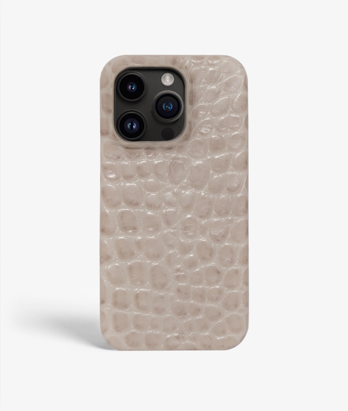 Deksel iPhone 13 Pro Max Small Croco Grey