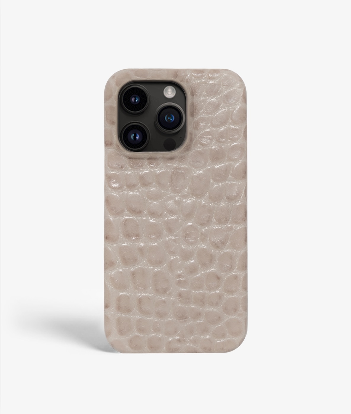 Deksel iPhone 14 Pro Small Croco Grey