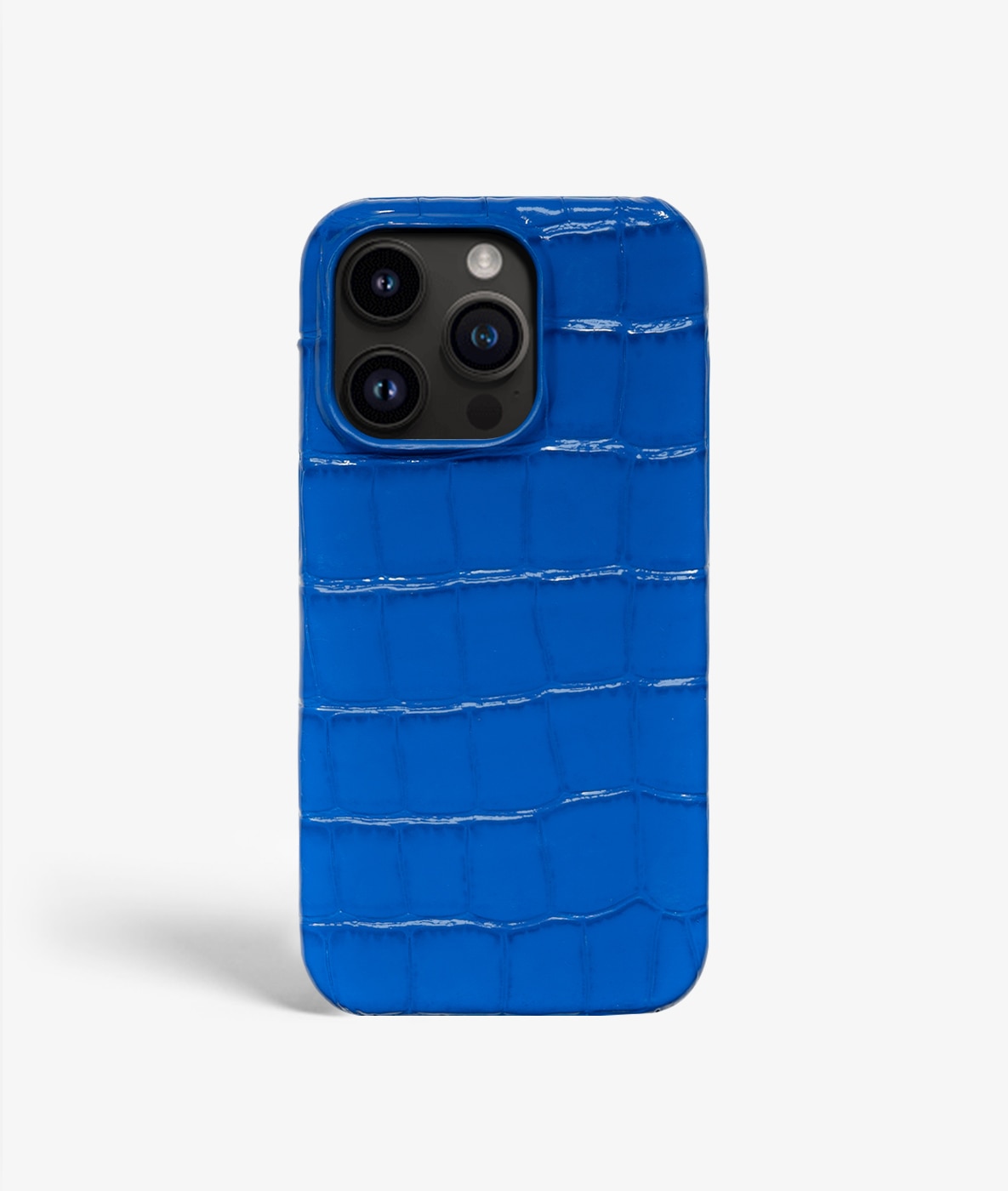 Deksel iPhone 14 Pro Croco Blue