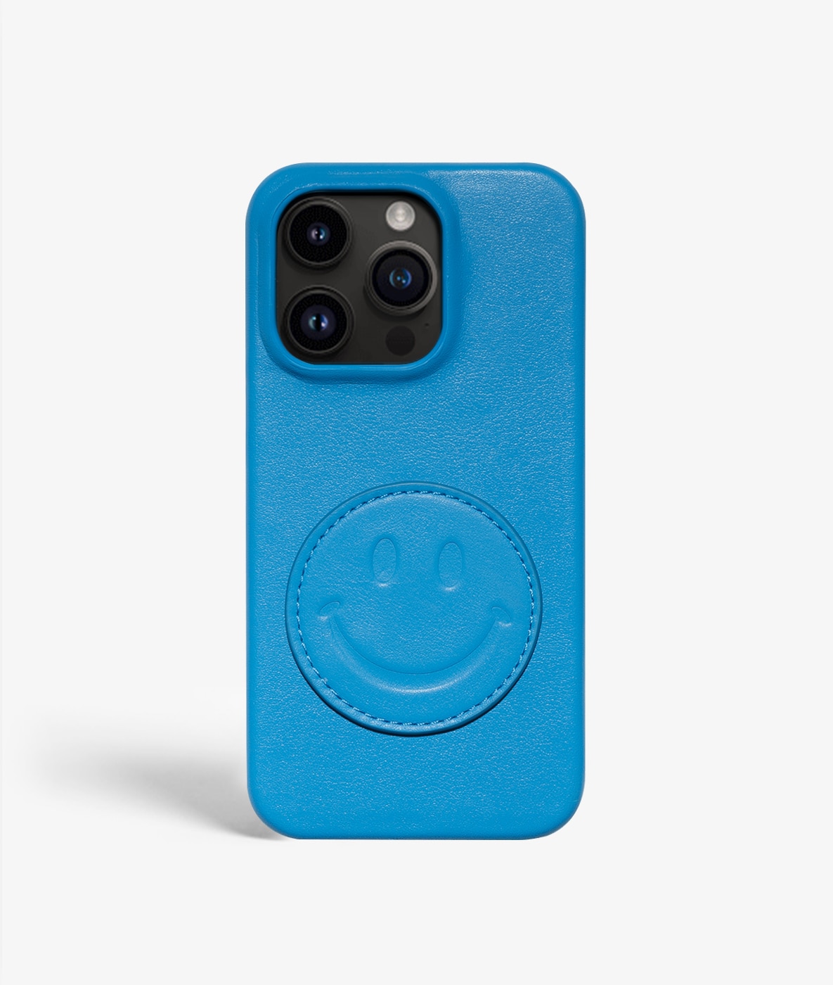 Deksel iPhone 14 Pro Smiley Blue