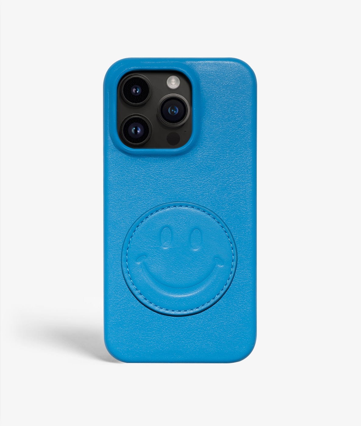 Deksel iPhone 14 Pro Max Smiley Blue