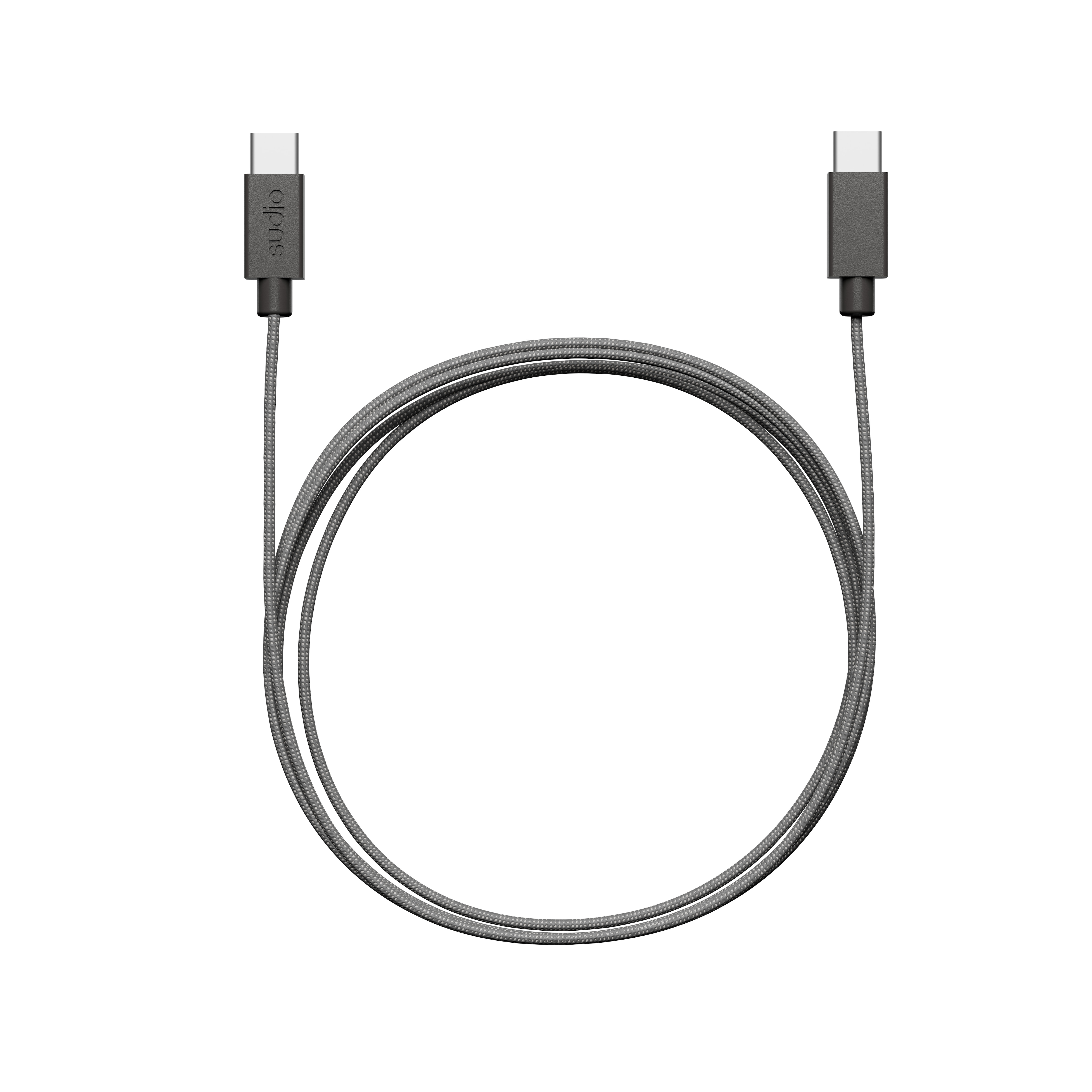 C1-C Ladekabel USB-C til USB-C-1.8 m Svart