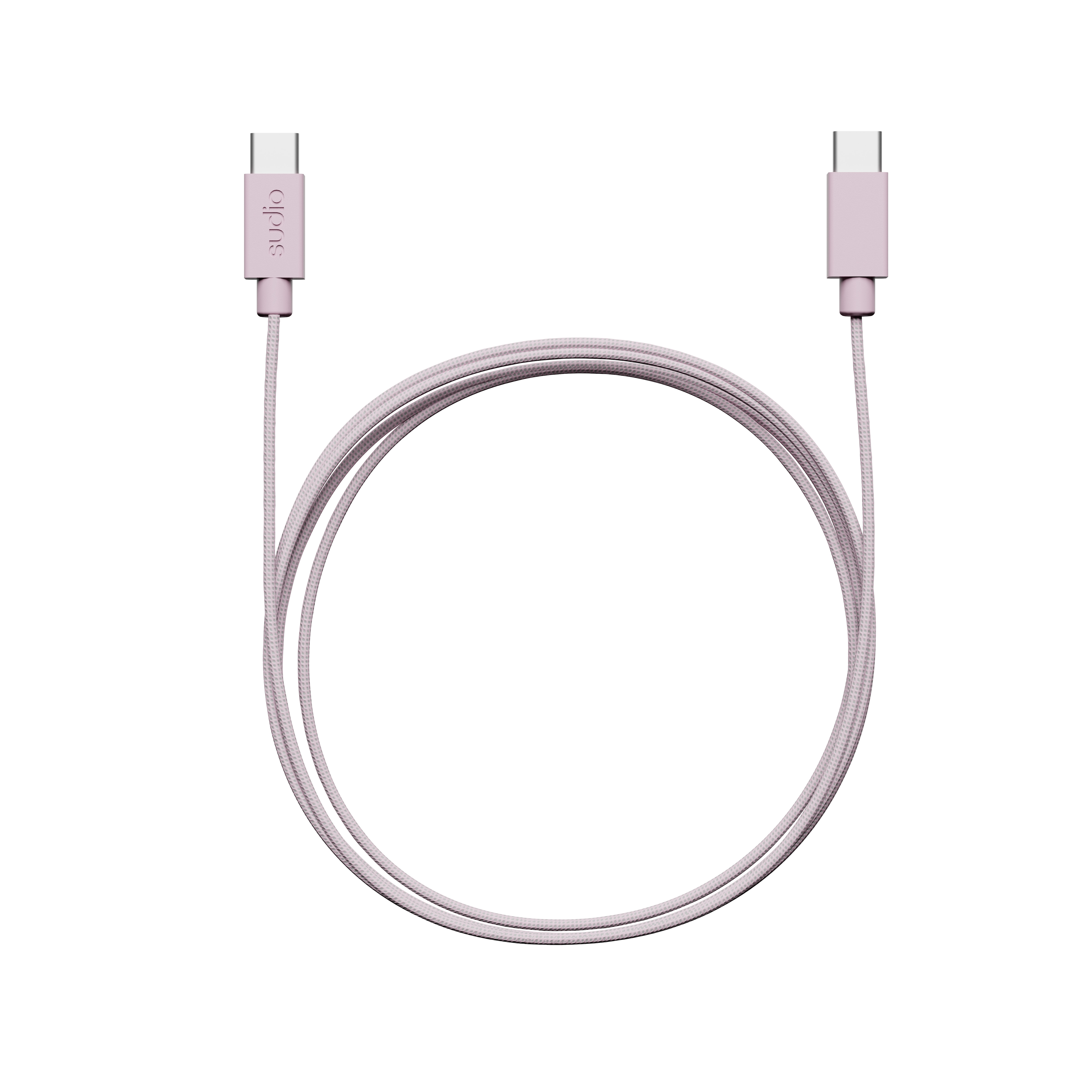 C1-C Ladekabel USB-C til USB-C-1.8 m Rosa