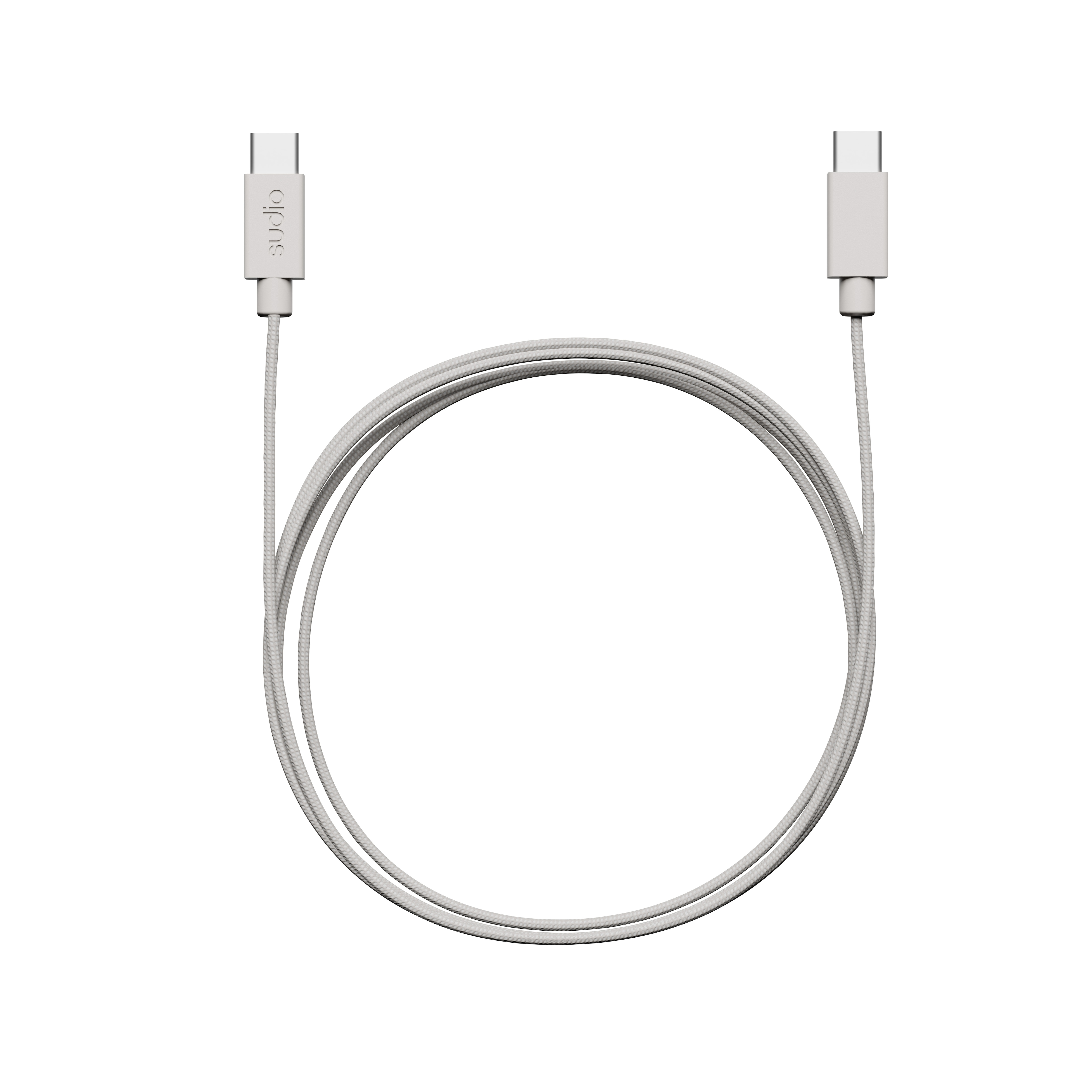 C1-C Ladekabel USB-C til USB-C-1.8 m Hvit