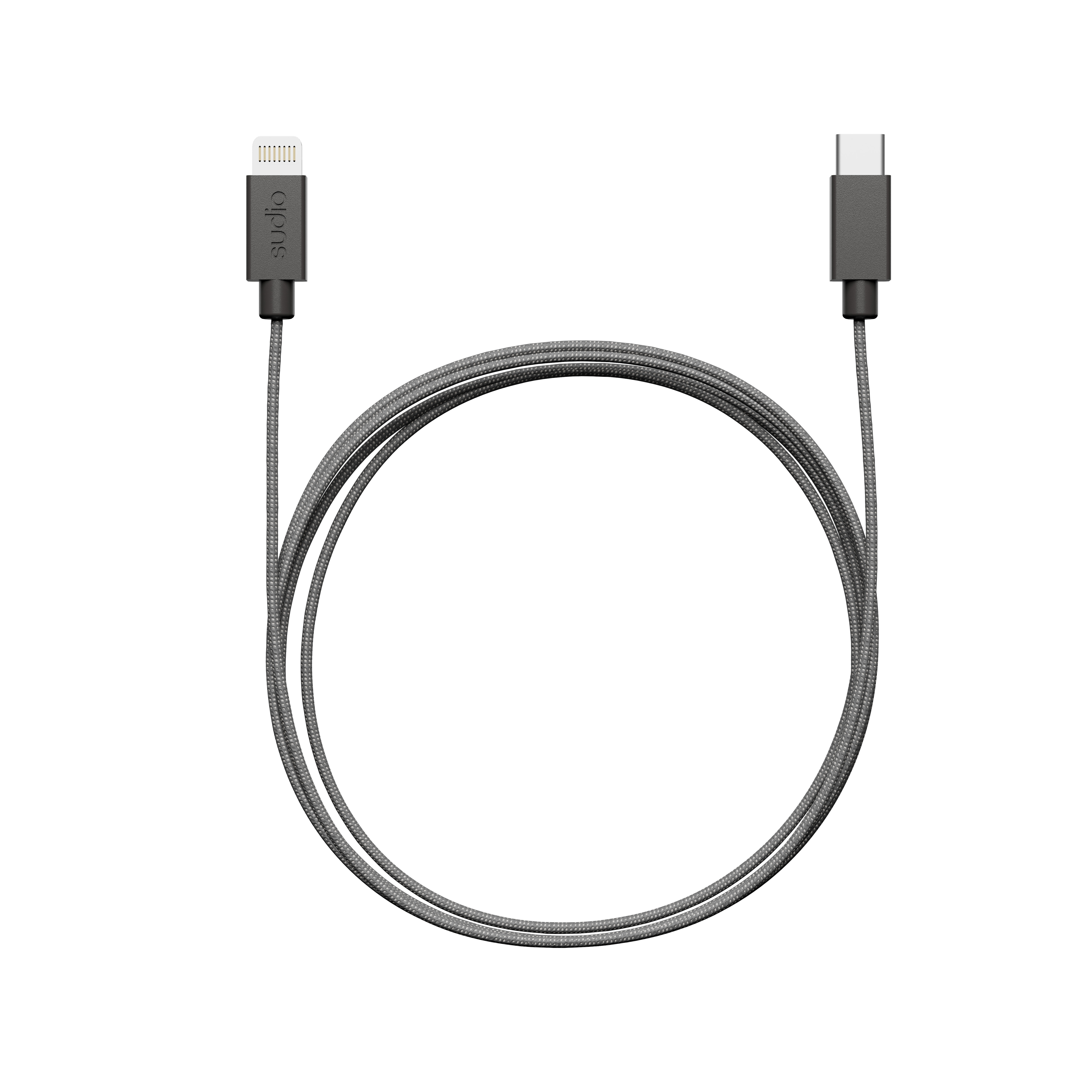 C1-L Ladekabel USB-C til Lightning 1.8 m Svart