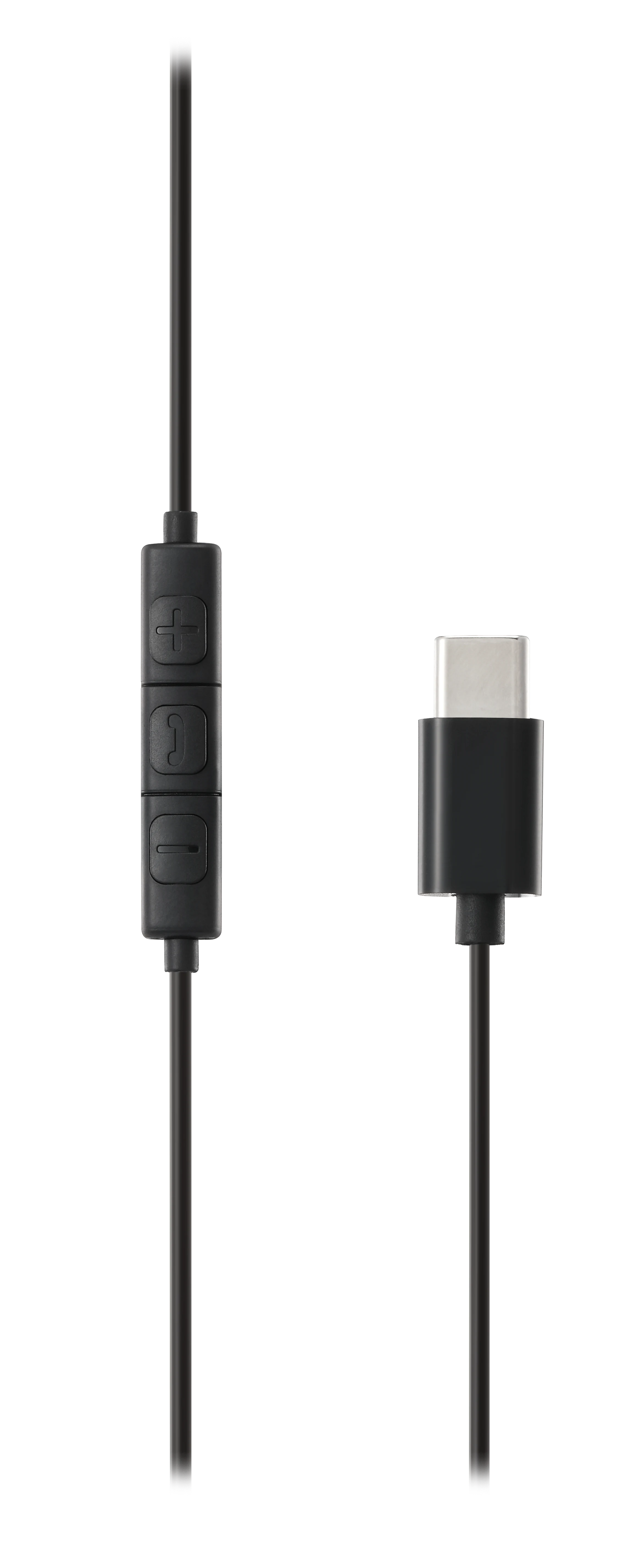 Semi-in-ear hodetelefoner USB-C svart