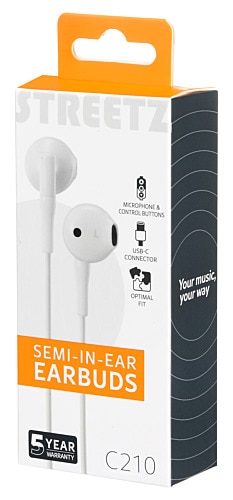 In-ear USB-C Earphones White