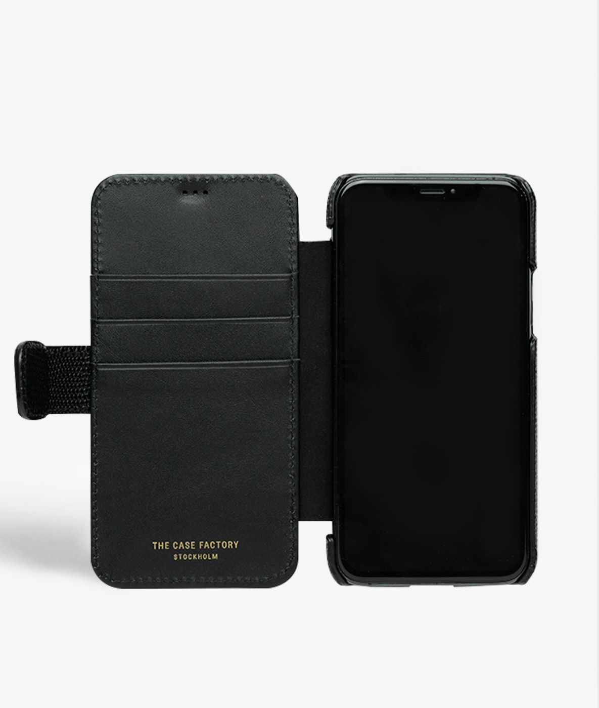 Lommebokdeksel iPhone 11 Pro Lizard Black