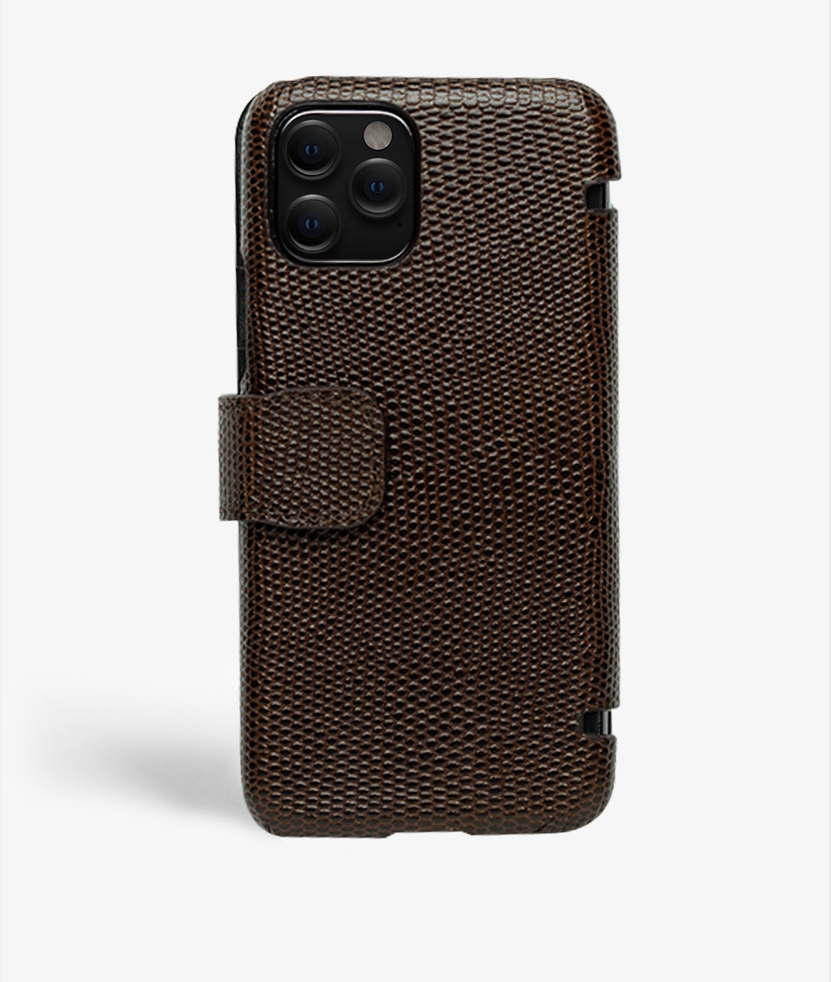 Lommebokdeksel iPhone 11 Pro Lizard Brown