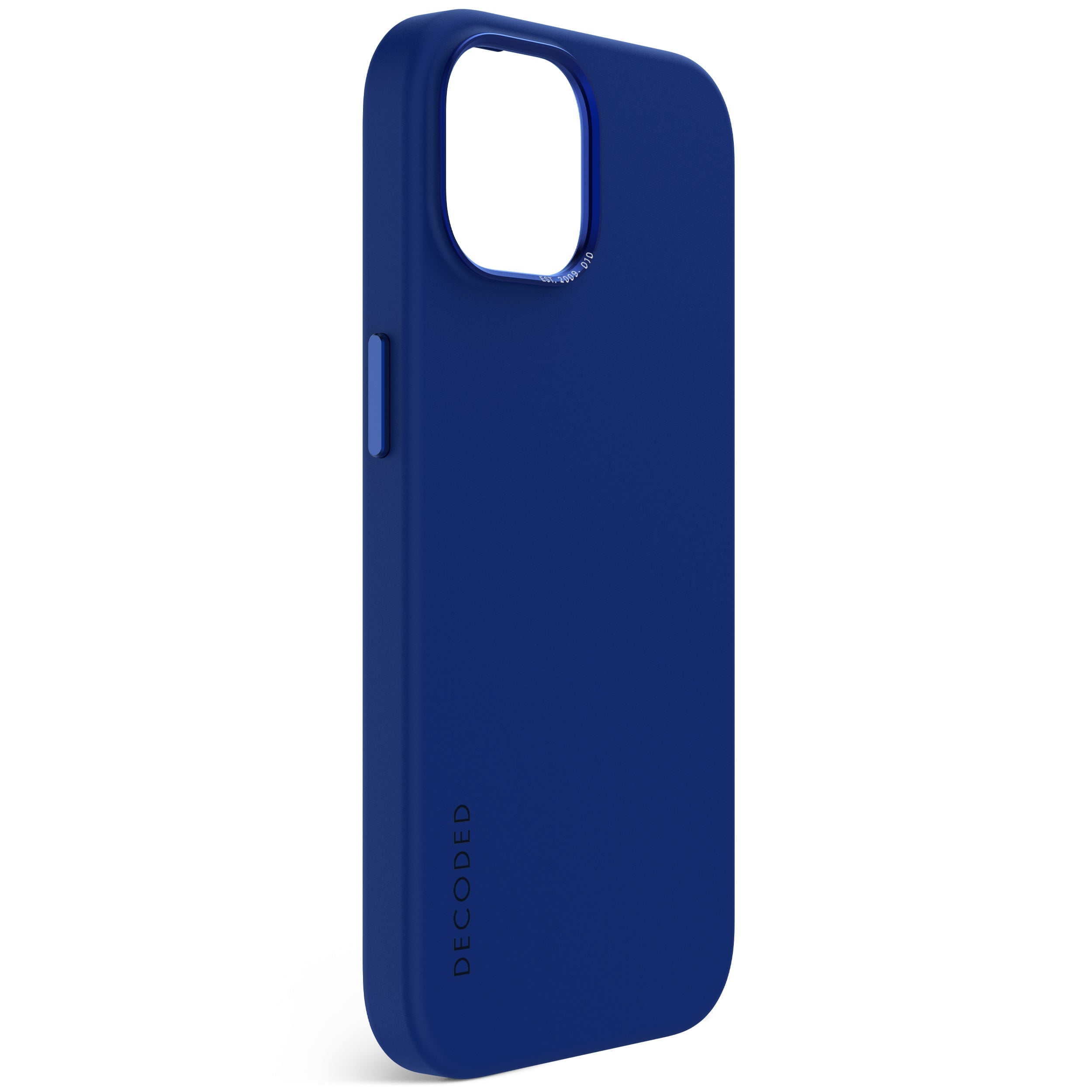 AntiMicrobial Silicone Back Cover iPhone 15 Galactic Blue