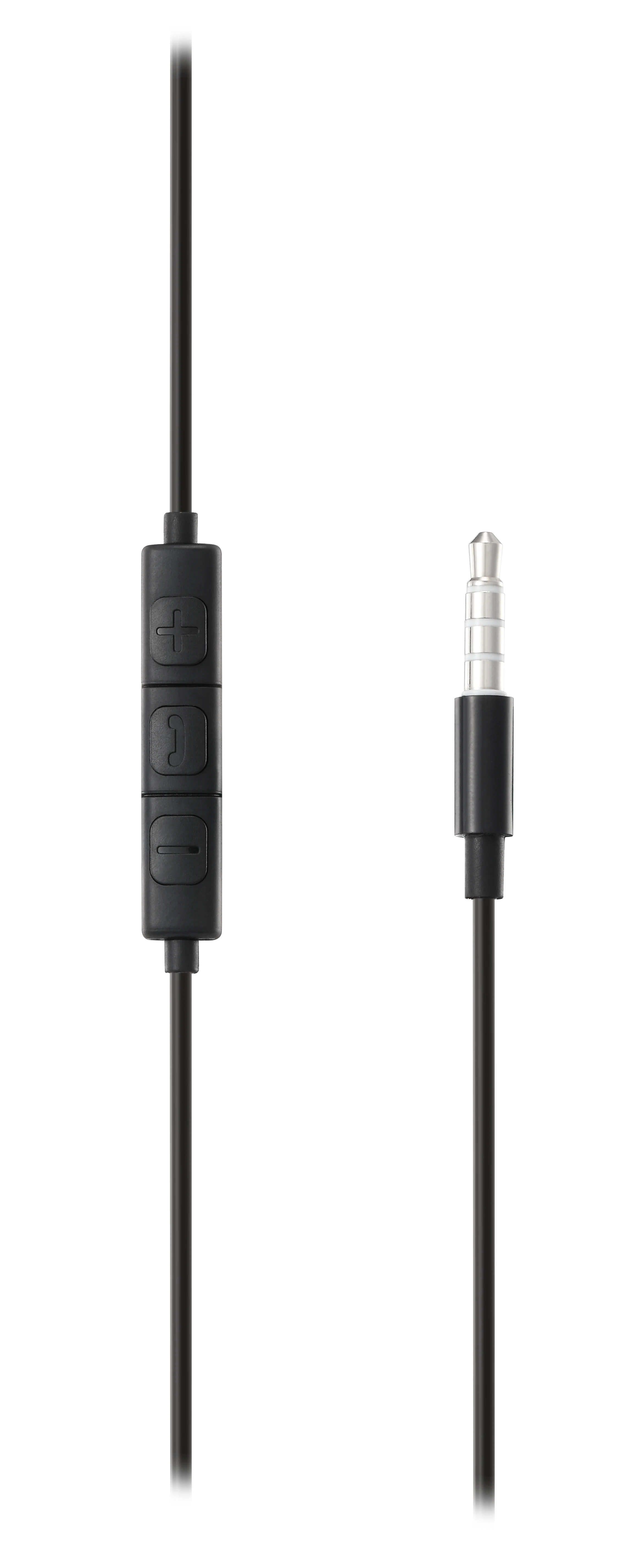 Semi-in-ear hodetelefoner 3.5mm svart