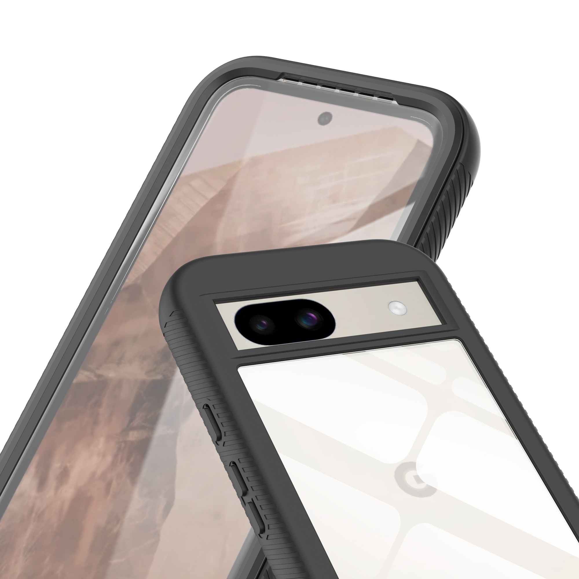 Full Protection Case Google Pixel 8a svart