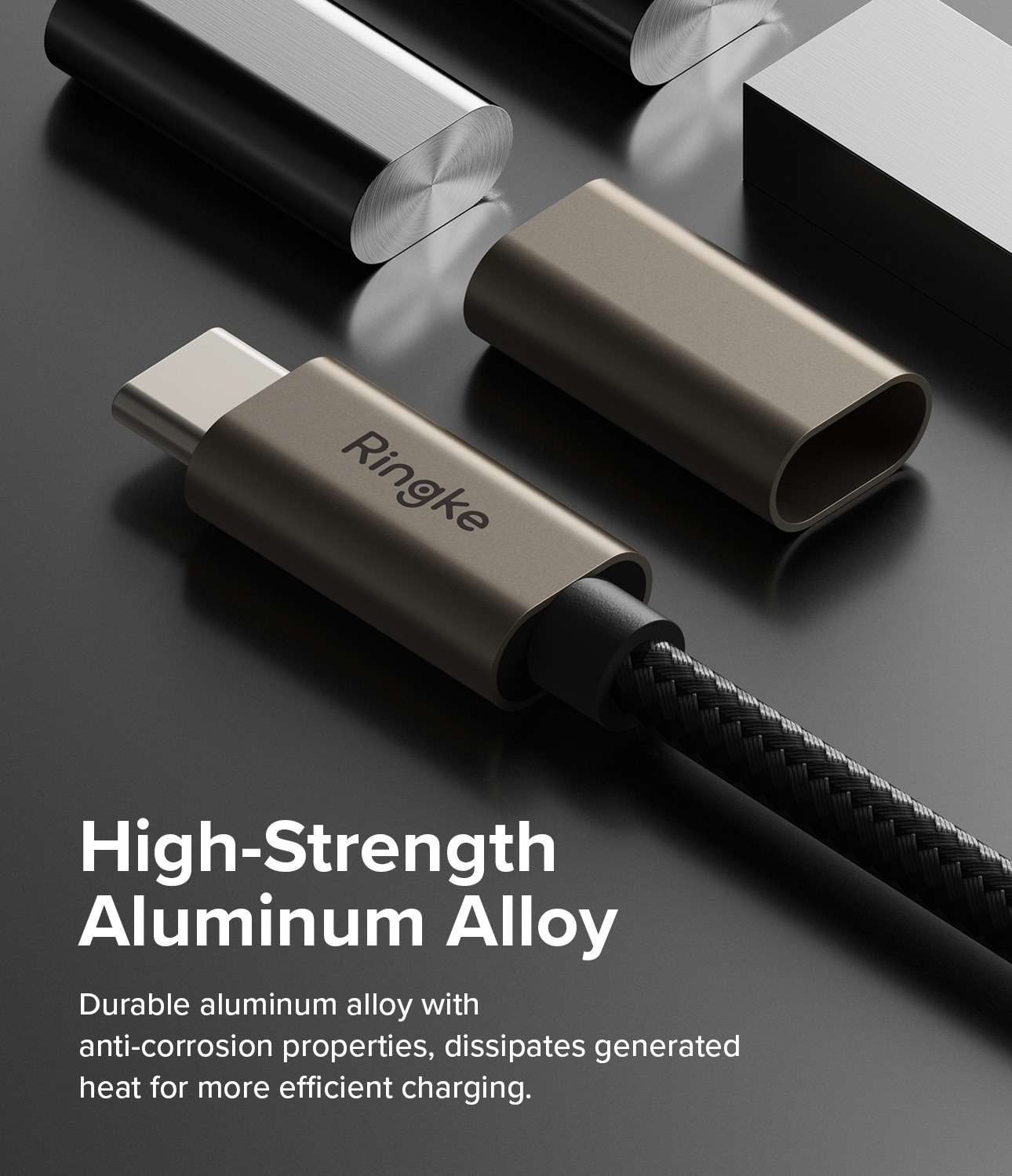 Fast Charging Basic Kabel USB-C -> USB-C 0,5m svart