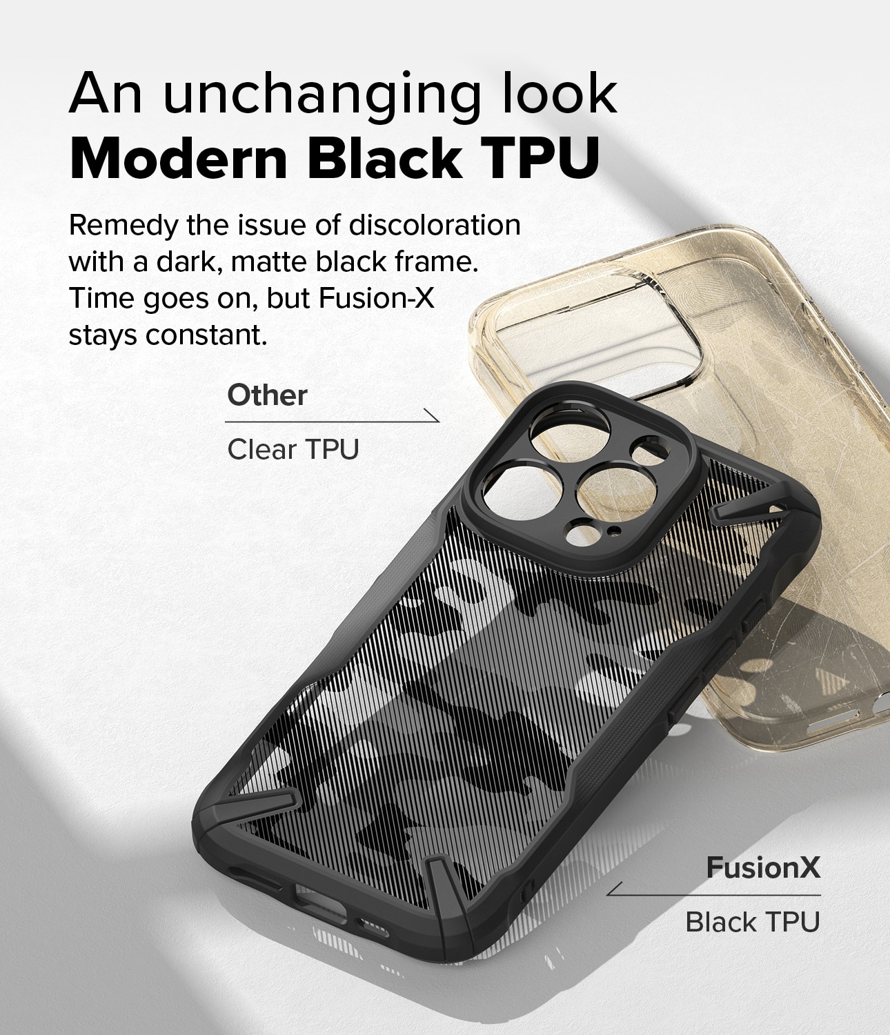 Fusion X Case iPhone 16 Pro Max Camo Black